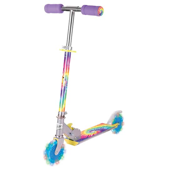 Tie Dye Scooter With Flashing Wheels By H Grossman | 26" x 13" x 31.5" | Michaels®